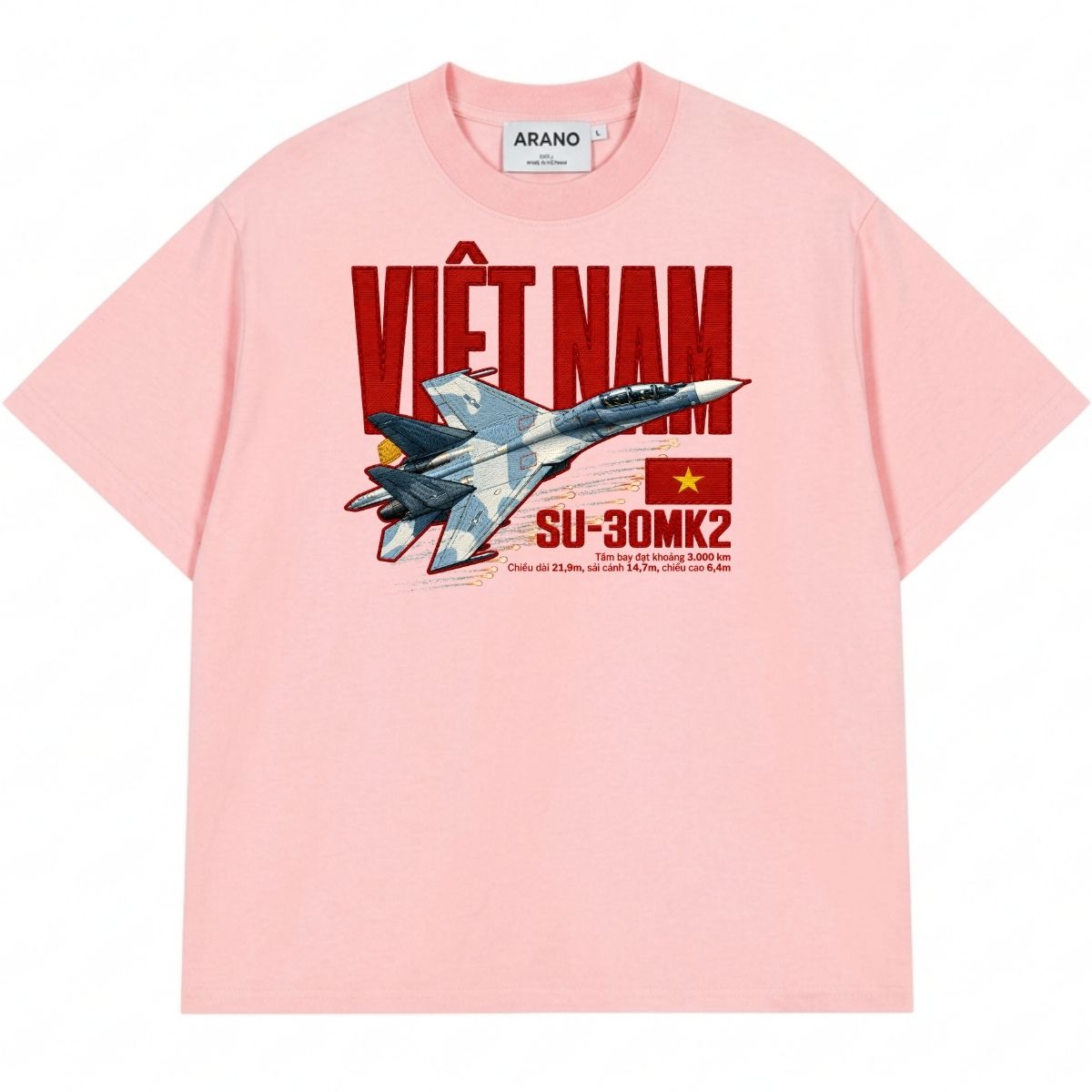 Áo Thun Giả Thêu Su Việt Nam
