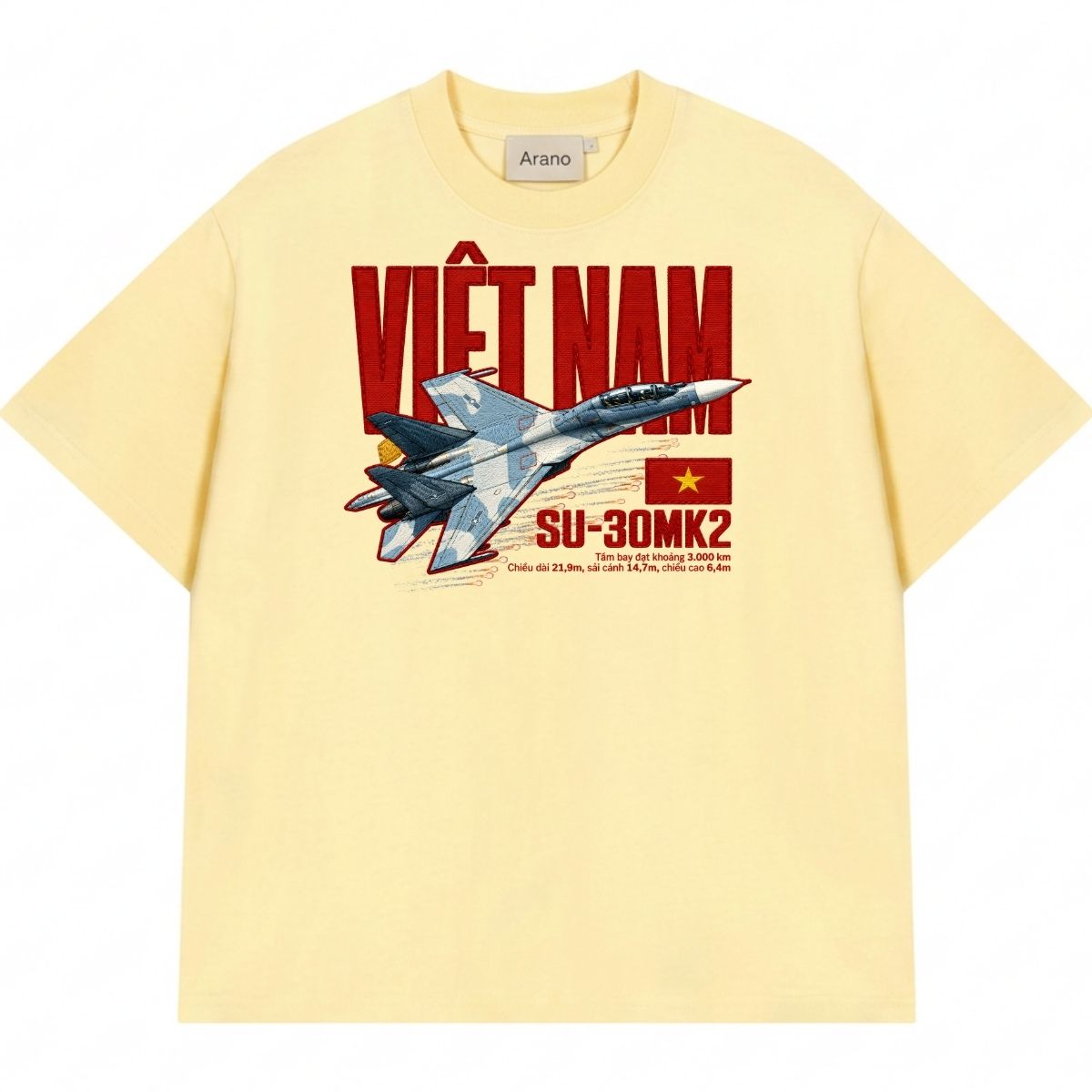 Áo Thun Giả Thêu Su Việt Nam