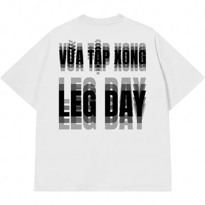 Áo Thun Tập Gym Leg Day