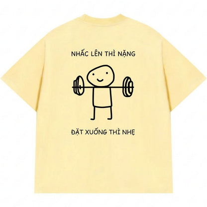 Áo Thun Nặng Và Nhẹ