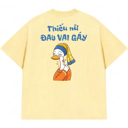 Áo Thun Thiếu Nữ Đau Vai Gáy