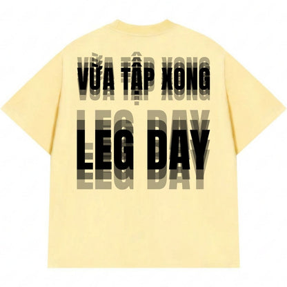 Áo Thun Tập Gym Leg Day