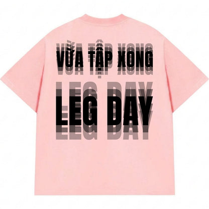Áo Thun Tập Gym Leg Day