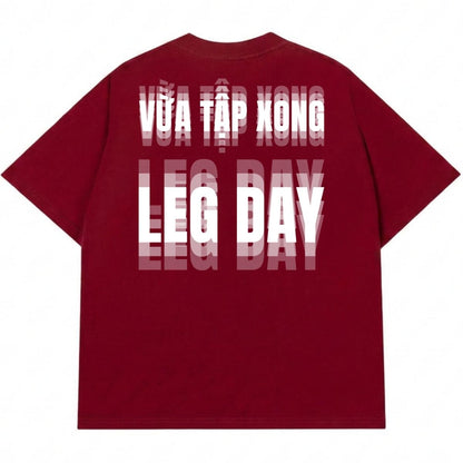 Áo Thun Tập Gym Leg Day