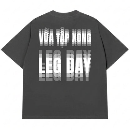 Áo Thun Tập Gym Leg Day
