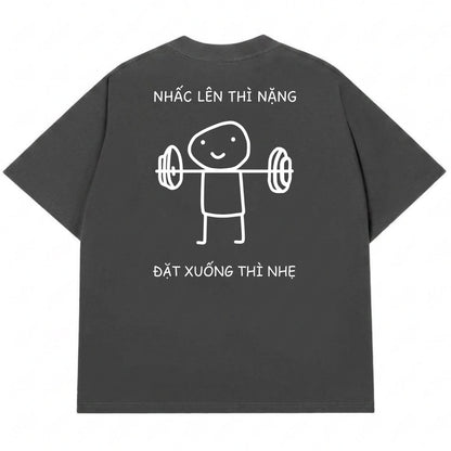 Áo Thun Nặng Và Nhẹ