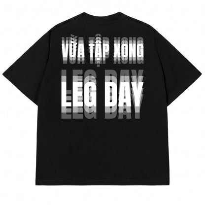 Áo Thun Tập Gym Leg Day